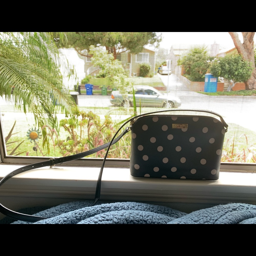 Kate space polka dot crossbody